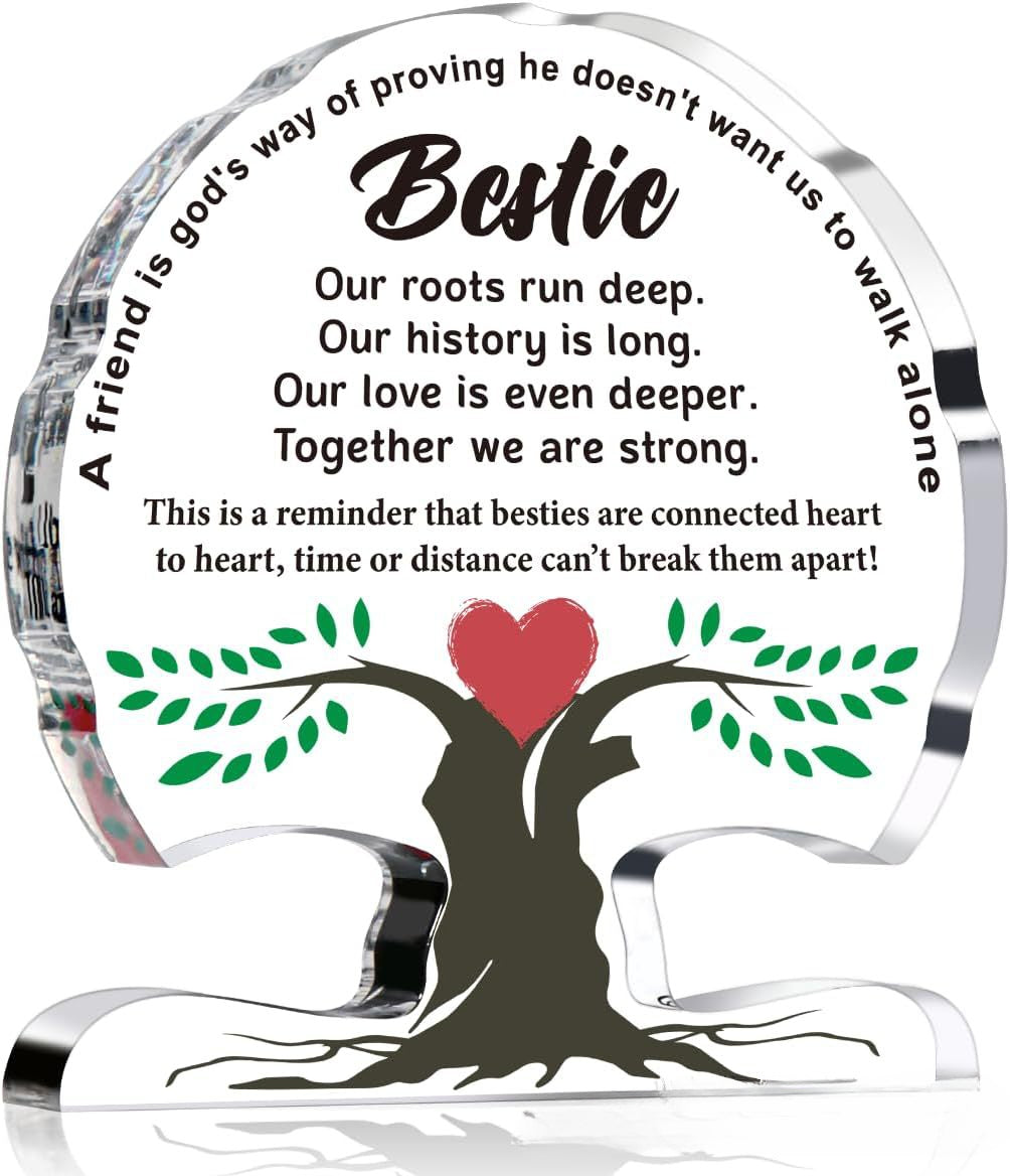 Wholesale of Acrylic Tree Shaped Ornaments for Mother's Day and Father's Day